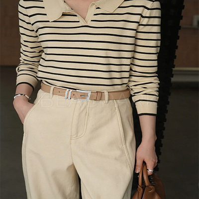 Imitation Leather Chain Belt AJEW-WH0314-815C-1