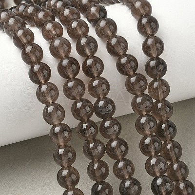 Natural Ice Obsidian Beads Strands G-P590-A01-8mm-01-1