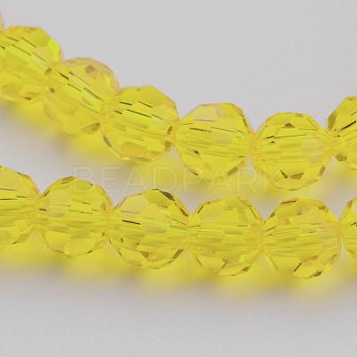 Transparent Glass Bead Strands GLAA-G013-8mm-68-1