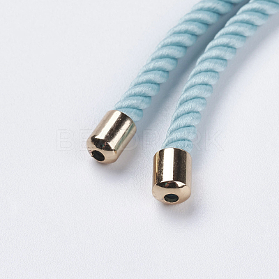 Nylon Twisted Cord Bracelet Making X-MAK-F018-09G-RS-1