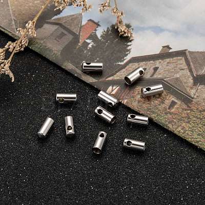 Tarnish Resistant 304 Stainless Steel Cord Ends STAS-E033-1-1