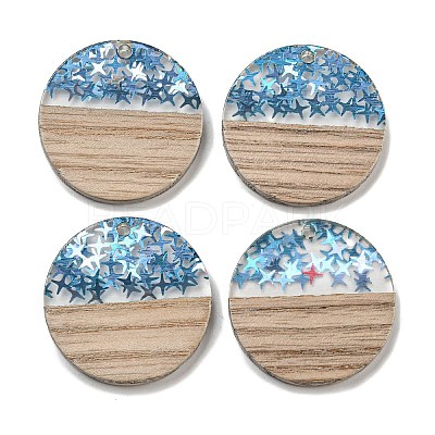 Wooden Pendants FIND-B042-13C-1
