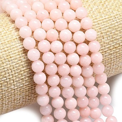 Natural Malaysia Jade Beads Strands G-L645-A01-6mm-14-1