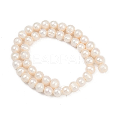 Natural Cultured Freshwater Pearl Beads Strands PEAR-I007-07J-10A-1