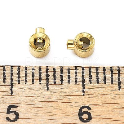 Ion Plating(IP) 304 Stainless Steel Crimp Beads LS-STAS-L216-51G-1