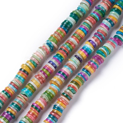 Natural Freshwater Shell Beads Strands BSHE-I016-04F-1