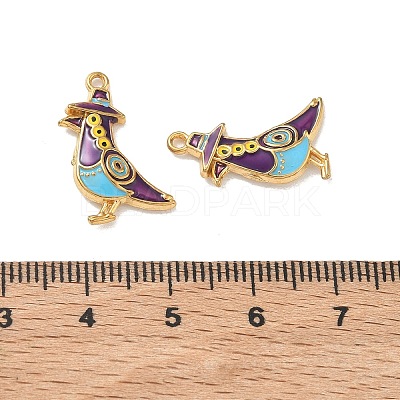 304 Stainless Steel Enamel Pendants STAS-L316-23G-06-1