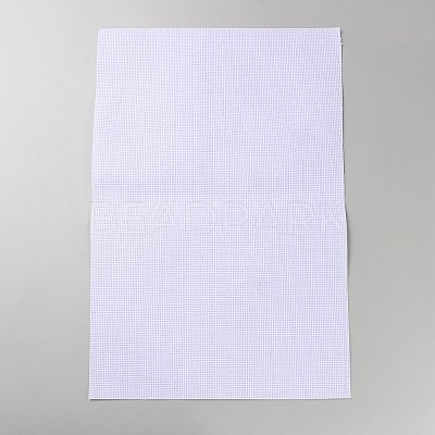 Linen Cross-Stitch Fabric DIY-WH0349-328-1