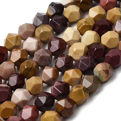 Natural Mookaite Beads Strands G-Z119-A07-01A-1