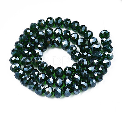 Glass Beads Strands GR12MMY-68L-1