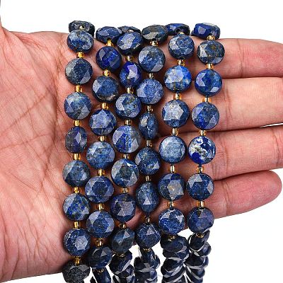 Natural Lapis Lazuli Beads Strands G-C116-A110-01-1