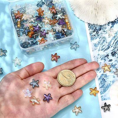 100Pcs Electroplate Glass Beads EGLA-CJ0001-11-1