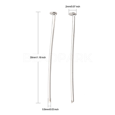 Iron Flat Head Pins NFHP3.0cm-1