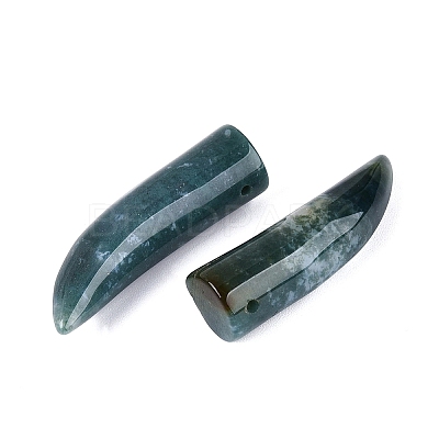 Natural Indian Agate Pendants G-Q602-10F-1