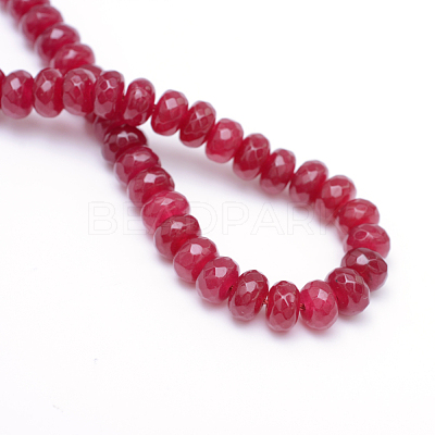 Natural White Jade Bead Strands X-G-R343-2x4-07-1