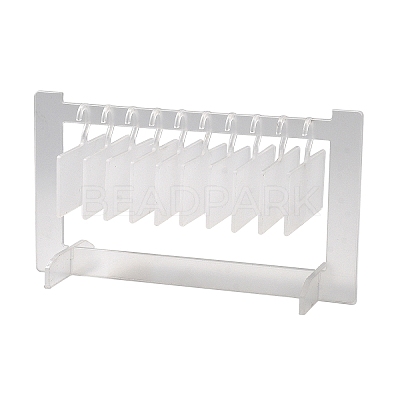 Transparent Acrylic Nail Art Display Boards ODIS-WH0017-069-1