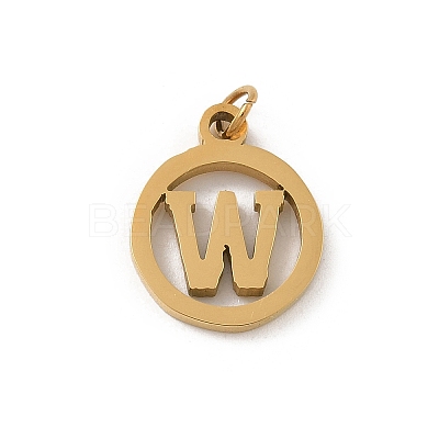 304 Stainless Steel Charms
with Jump Ring LS-STAS-R001-02G-W-1
