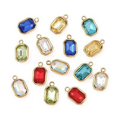 Glass Charms STAS-P437-15F-G-1