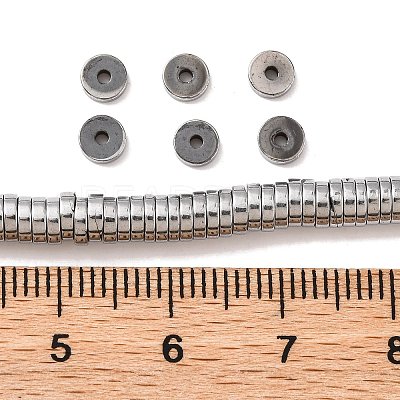 Non-magnetic Synthetic Hematite Beads Strands X-G-K011-4x1mm-02-1