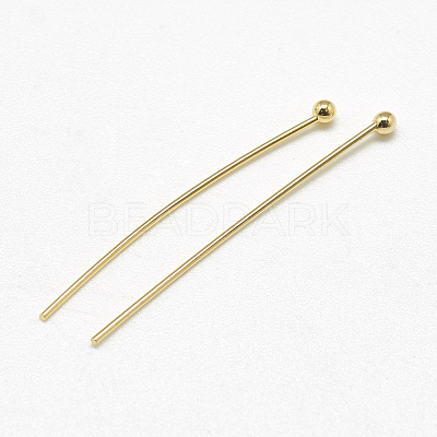 Brass Ball Head Pins KK-T032-007G-1