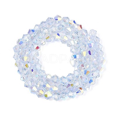Transparent Glass Beads Strands LS-EGLA-N021-4mm-01-1