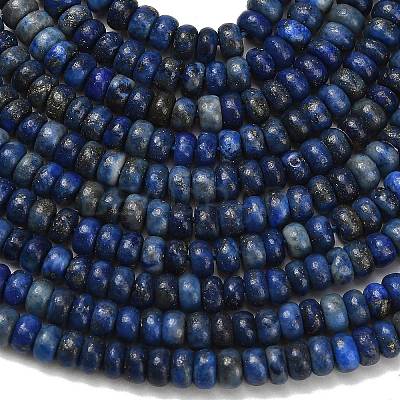 Natural Lapis Lazuli Beads Strands G-L635-A33-4x2mm-01-1