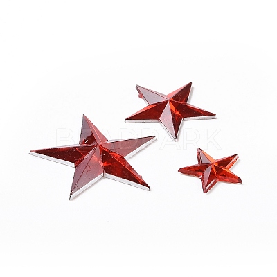 Acrylic Star Shape Cabochons FIND-XCP0002-29-1