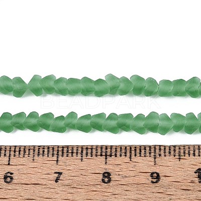 Frosted Transparent Glass Beads Strands LS-GLAA-N016-4mm-27-1