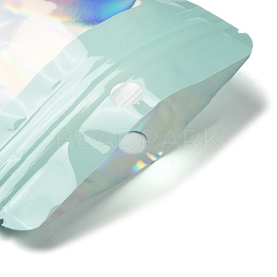 Rectangle Glitter Holographic PVC Resealable Packaging Bags ABAG-P011-01E-01-1