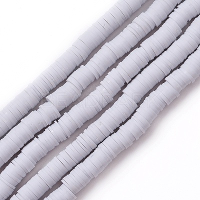 Handmade Polymer Clay Beads Strands CLAY-R089-8mm-Q036-1