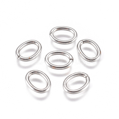 Tarnish Resistant 304 Stainless Steel Open Jump Rings X-STAS-L234-144A-1