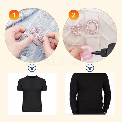 Cloth Hotfix Rhinestone Iron on/Sew on Patches DIY-WH0321-80-1