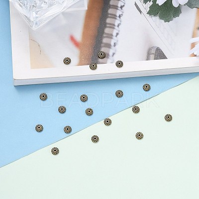 Tibetan Style Alloy Spacer Beads MLF10764Y-NF-1