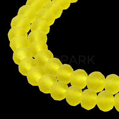 Transparent Glass Beads Strands EGLA-A034-T6mm-MD29-1