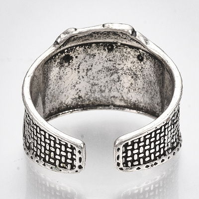 Alloy Cuff Finger Rings X-RJEW-T006-23-1