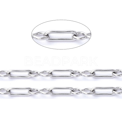 Tarnish Resistant 304 Stainless Steel Link Chains CHS-D032-04P-1
