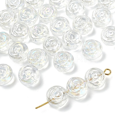30Pcs Electroplate Glass Beads EGLA-YW0005-57-B03-1