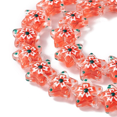 Glass Beads Strands X1-LAMP-F029-03E-1