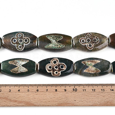 Tibetan Style dZi Beads G-S359-250A-1