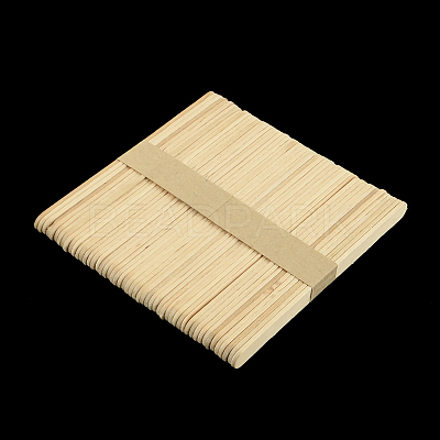Birch Wooden Craft Ice Cream Sticks DIY-R042-B01-1