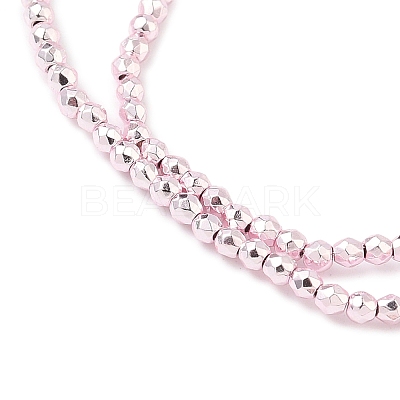 Electroplated Synthetic Non-magnetic Hematite Beads Strands G-A263-E01-01-1