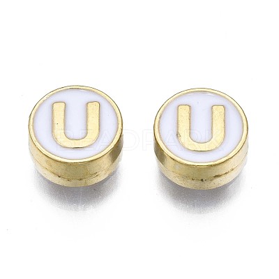 Alloy Enamel Beads ENAM-N052-006-01U-RS-1
