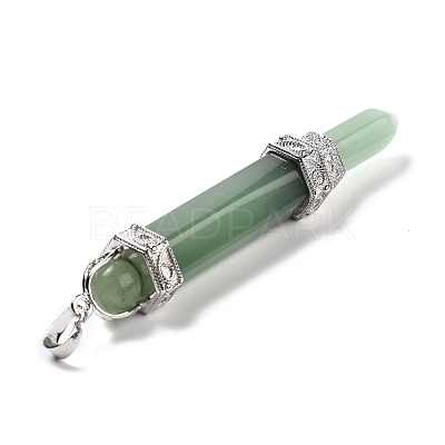 Chakra Theme Natural Green Aventurine Big Pendants G-I322-06P-04-1