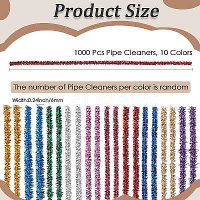 10 Sets DIY Plush Sticks FIND-CP0002-73-1