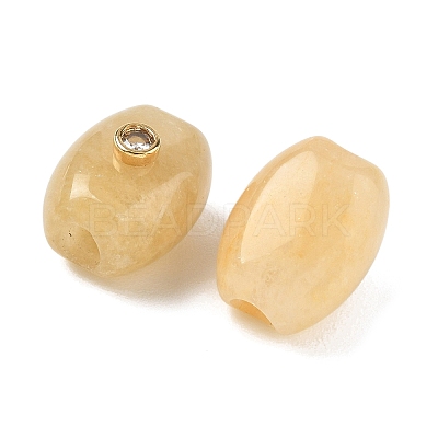 Natural Topaz Jade European Beads GG-CBA105B-02A-G-1