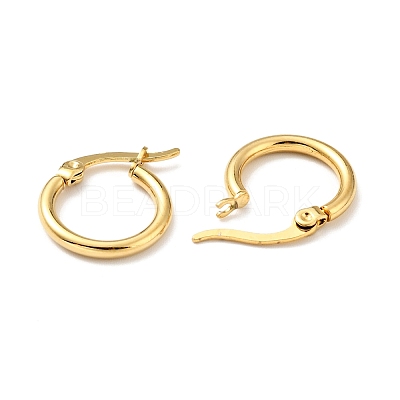 PVD Vacuum Plating 201 Stainless Steel Hoop Earrings for Women EJEW-G260-02E-G-1
