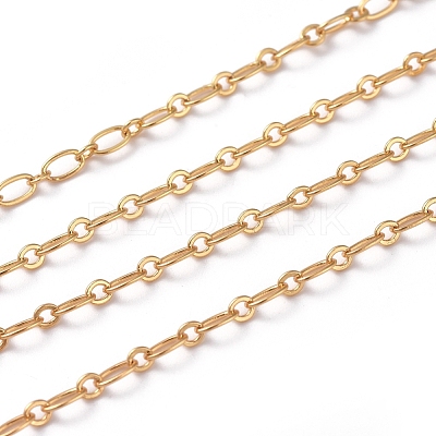 Brass Figaro Chains CHC-G005-15G-1