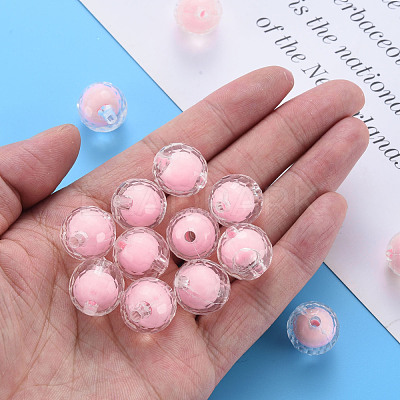 Transparent Acrylic Beads TACR-S152-14A-A01-1
