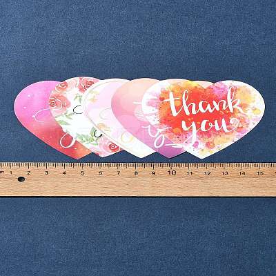 Coated Paper Thank You Greeting Card DIY-FS0007-76C-1