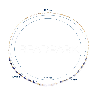 Eyeglasses Chains AJEW-EH00036-03-1